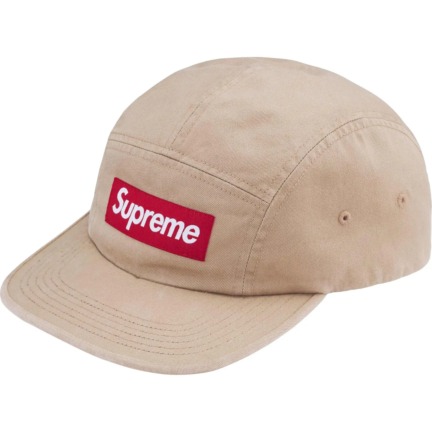 Supreme Washed Chino Twill Camp Cap