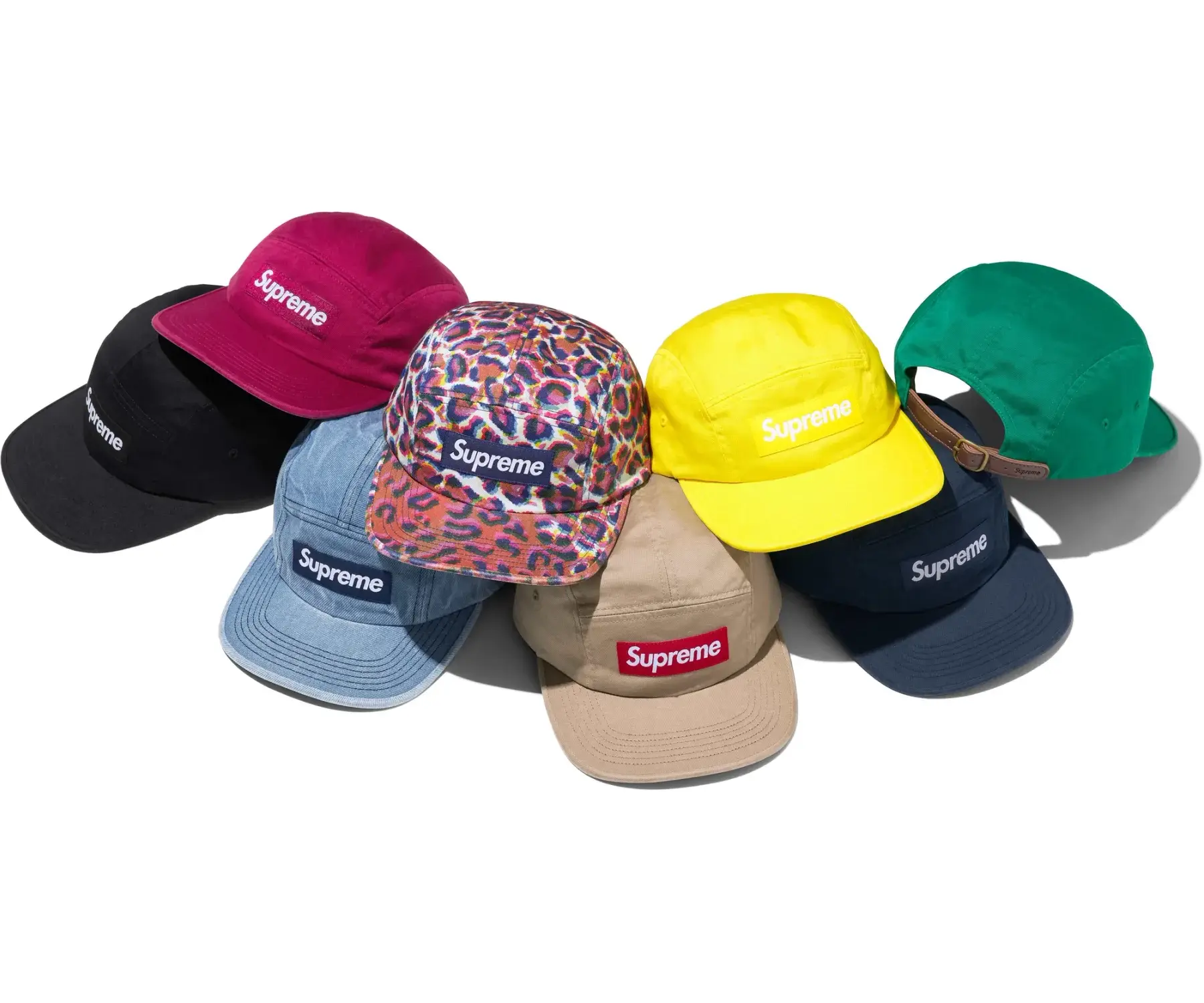 Supreme Washed Chino Twill Camp Cap