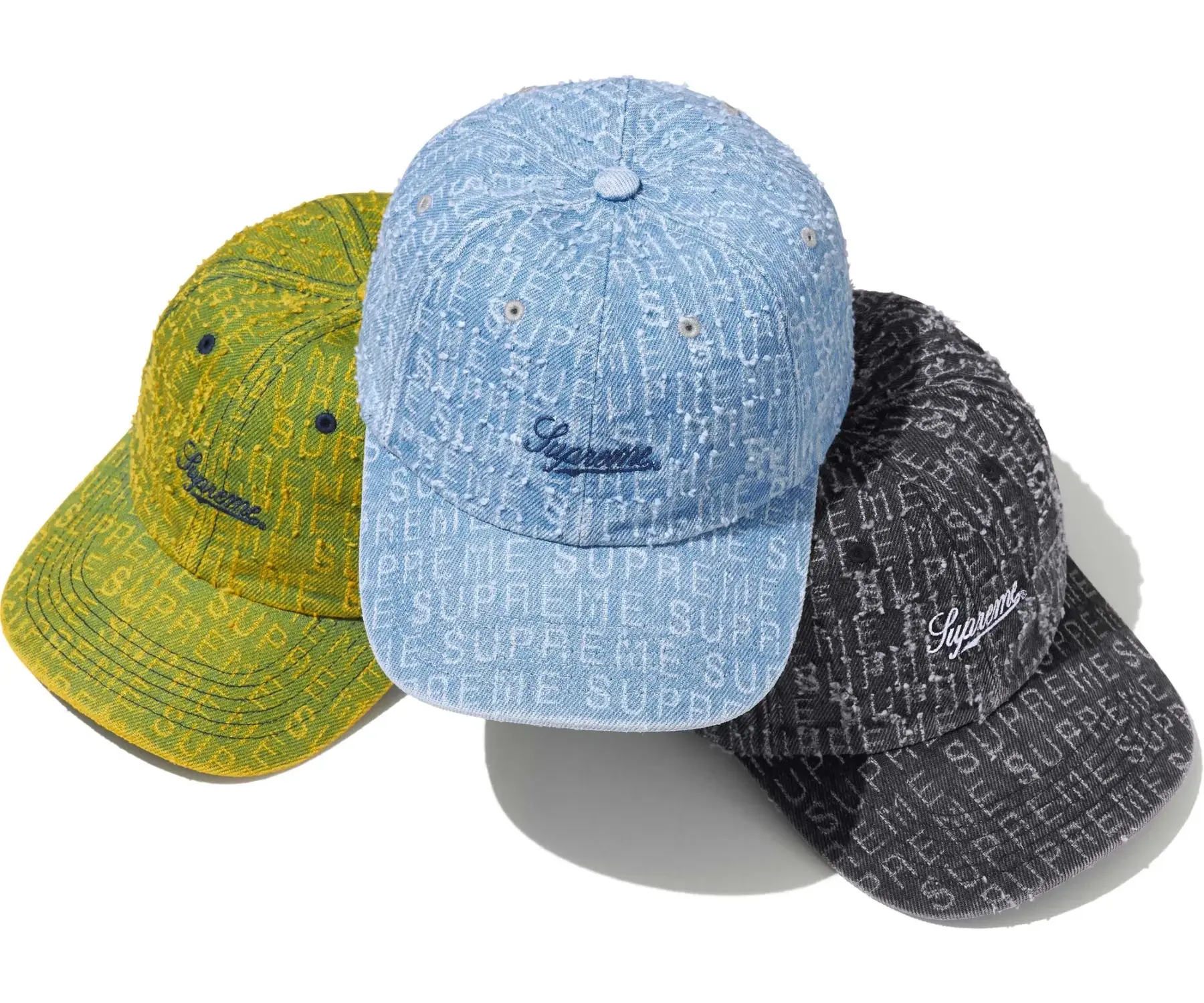 Supreme Needle Punch Denim 6-Panel