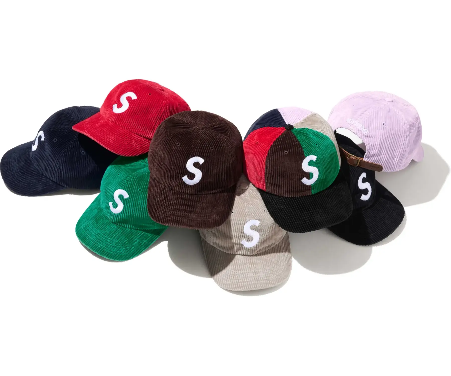 Supreme Corduroy S Logo 6-Panel