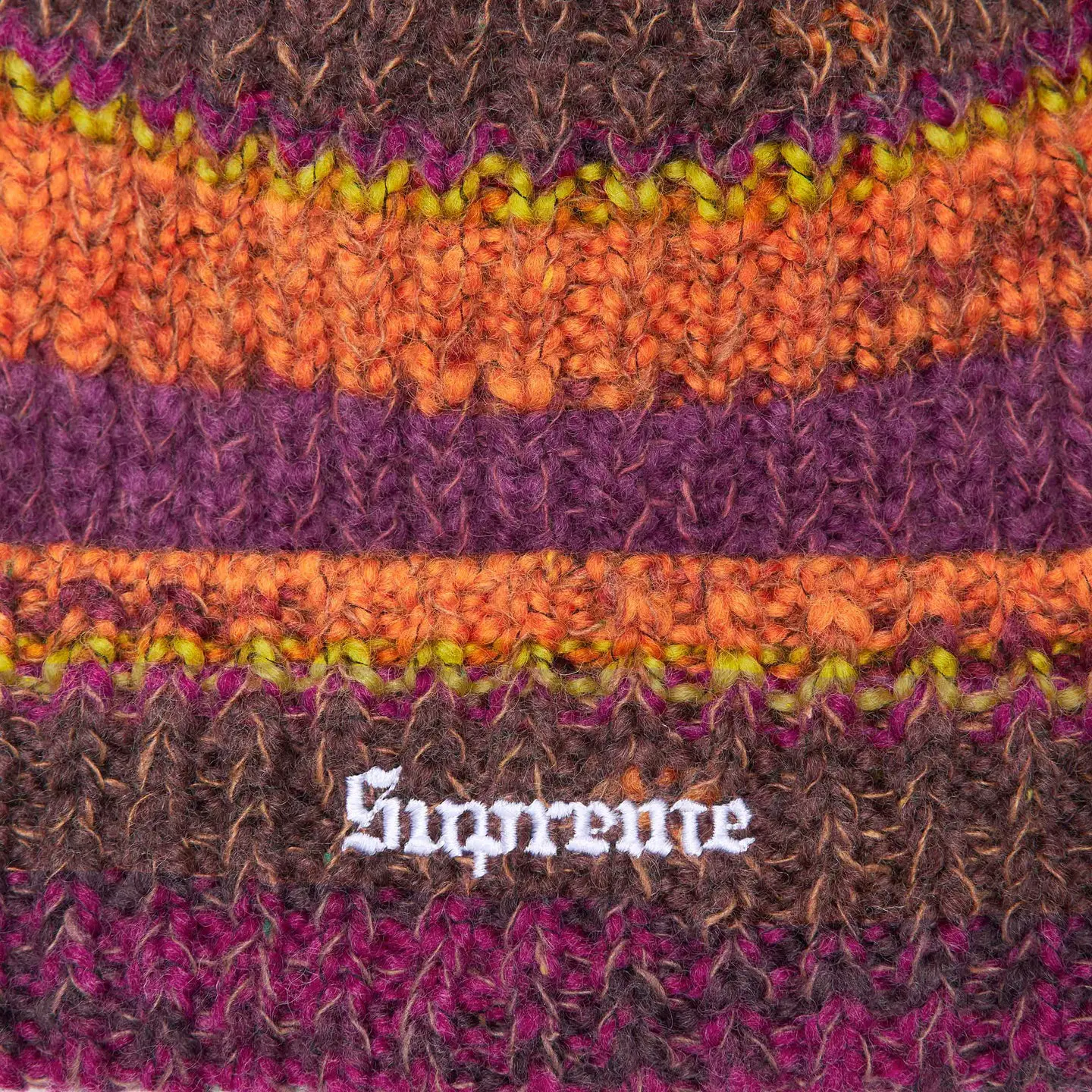 Supreme Space Dye Stripe Beanie