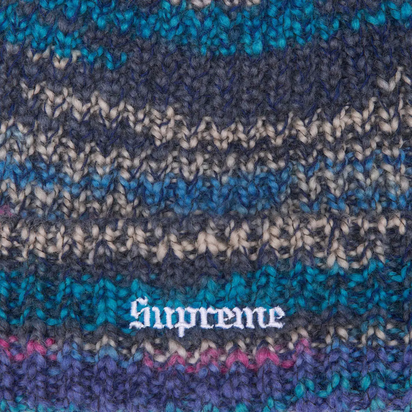 Supreme Space Dye Stripe Beanie