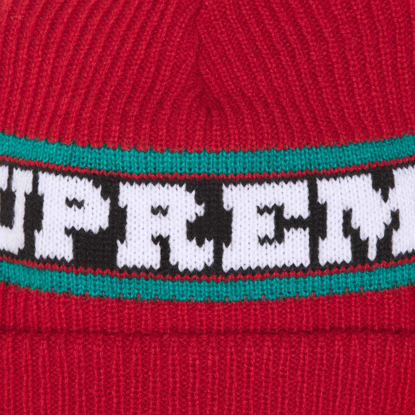 Supreme Big Stripe Beanie