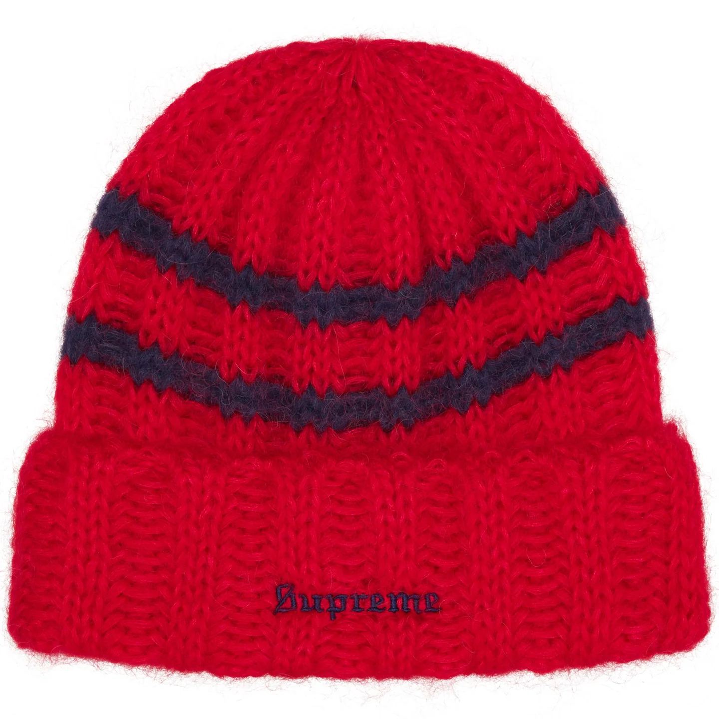 Supreme Brushed Stripe Beanie