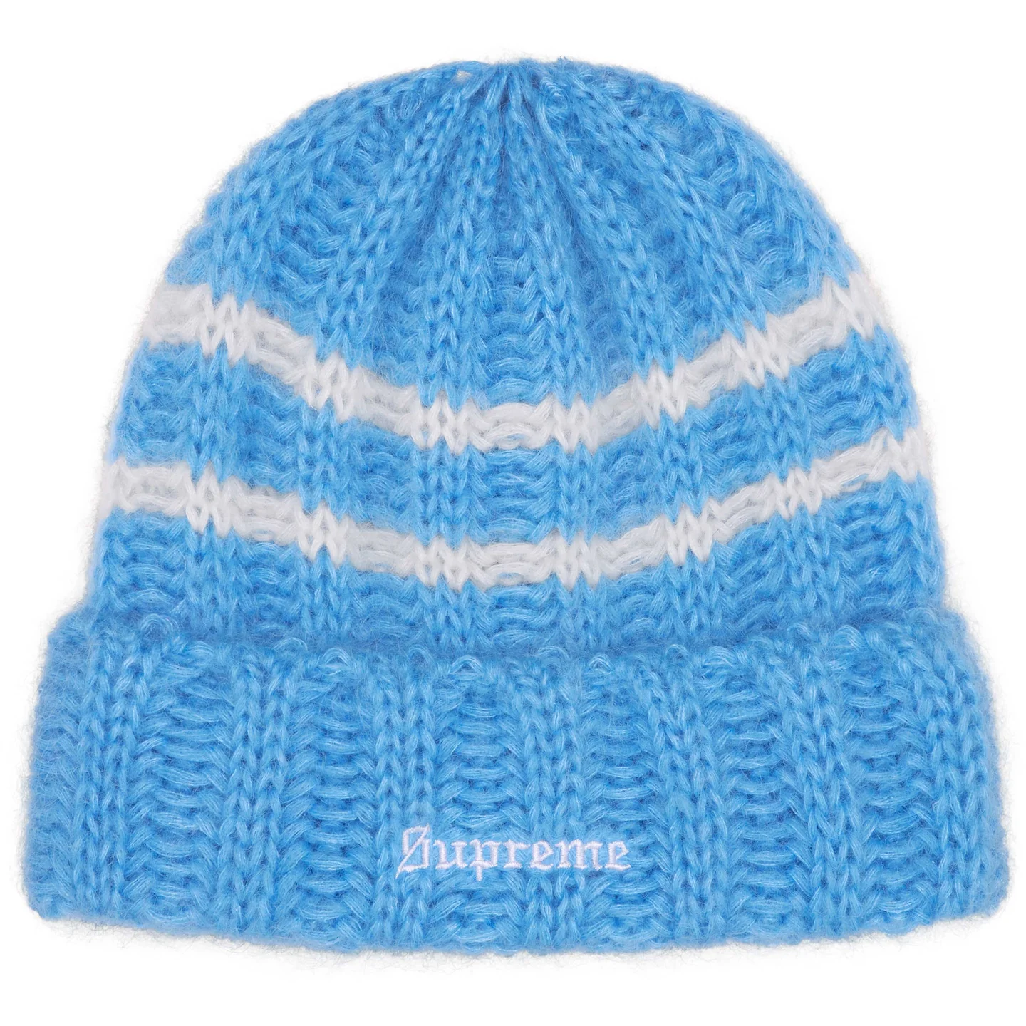 Supreme Brushed Stripe Beanie