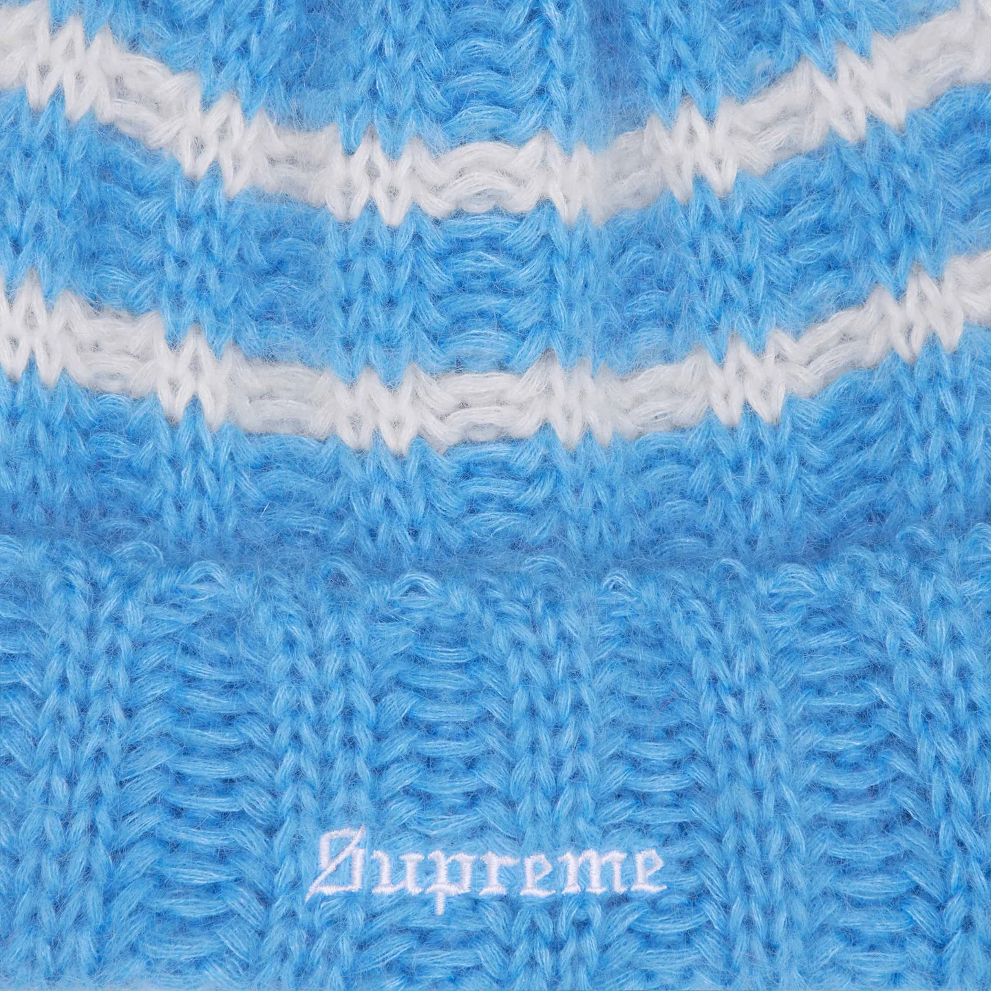 Supreme Brushed Stripe Beanie