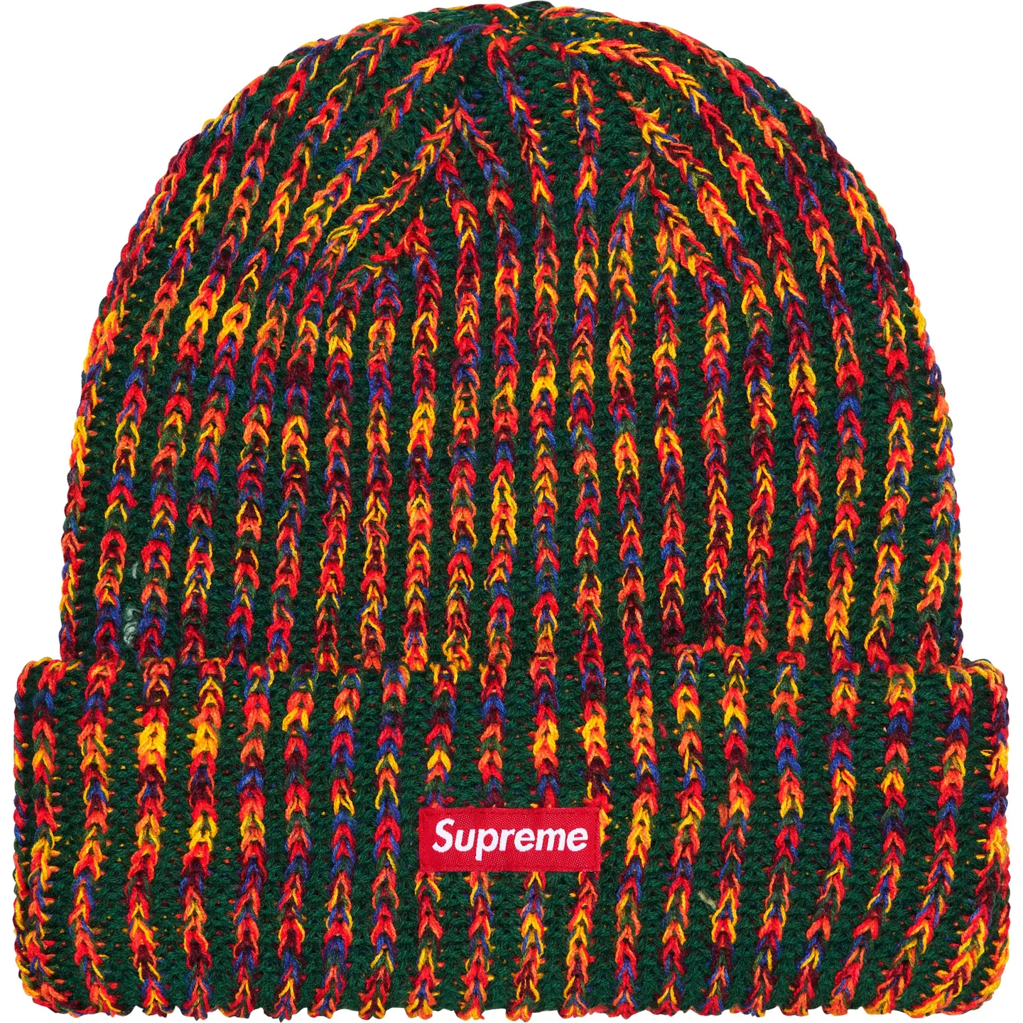 Supreme Rainbow Loose Gauge Beanie