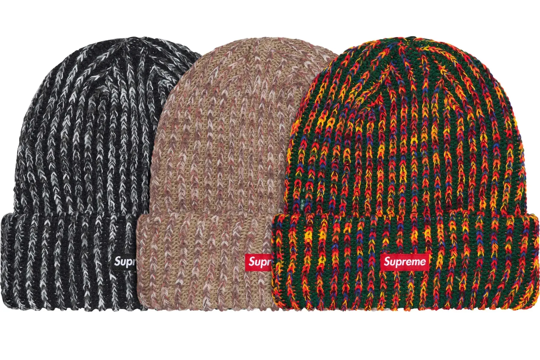 Supreme Rainbow Loose Gauge Beanie