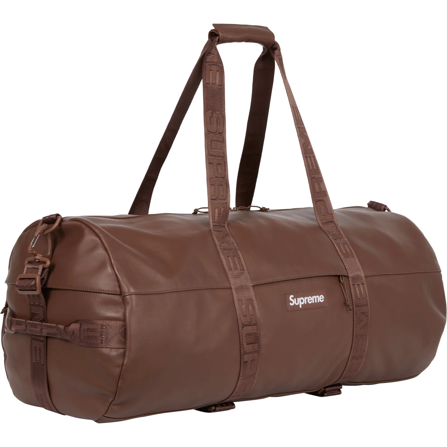 Supreme Leather Large Duffle Bag