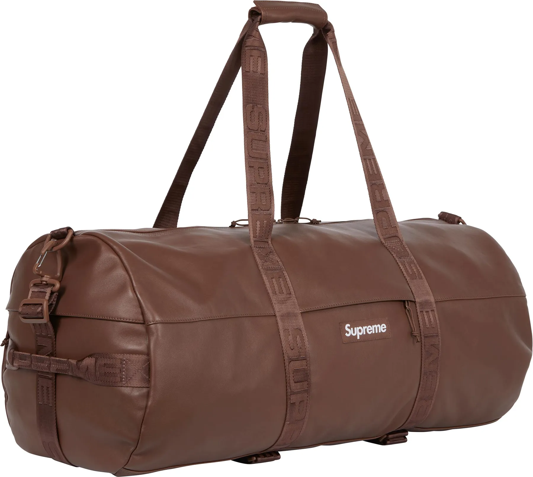 Supreme Leather Large Duffle Bag