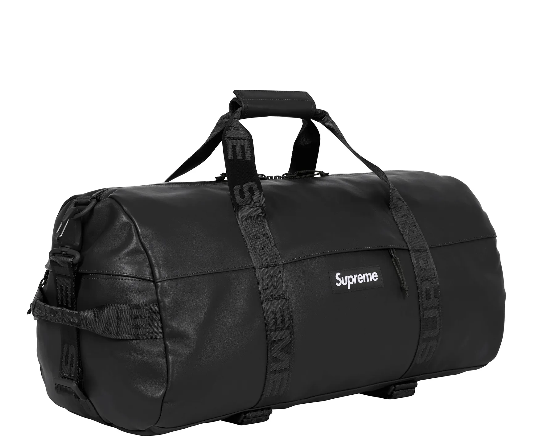 Supreme Leather Duffle Bag