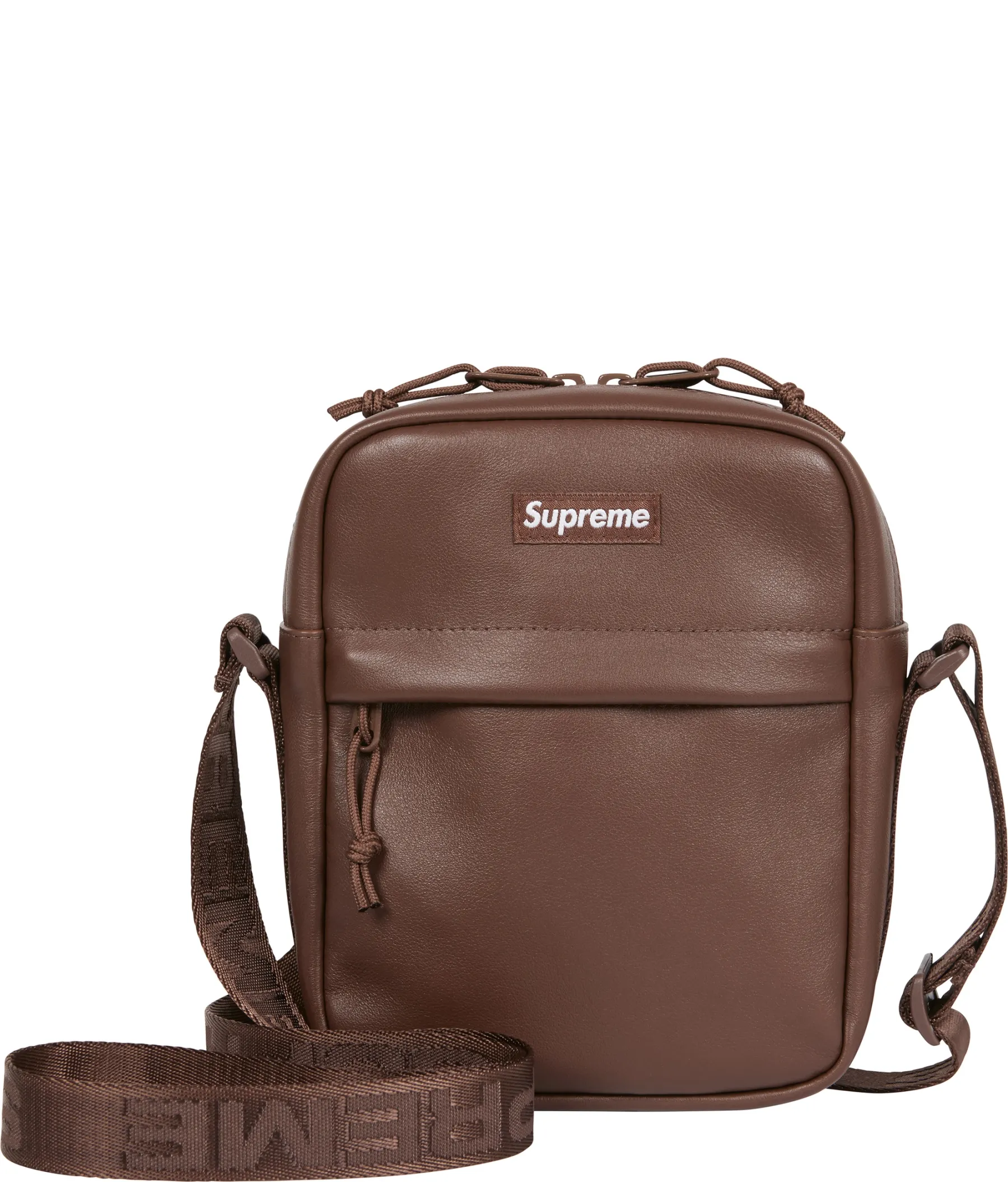 Supreme Leather Shoulder Bag