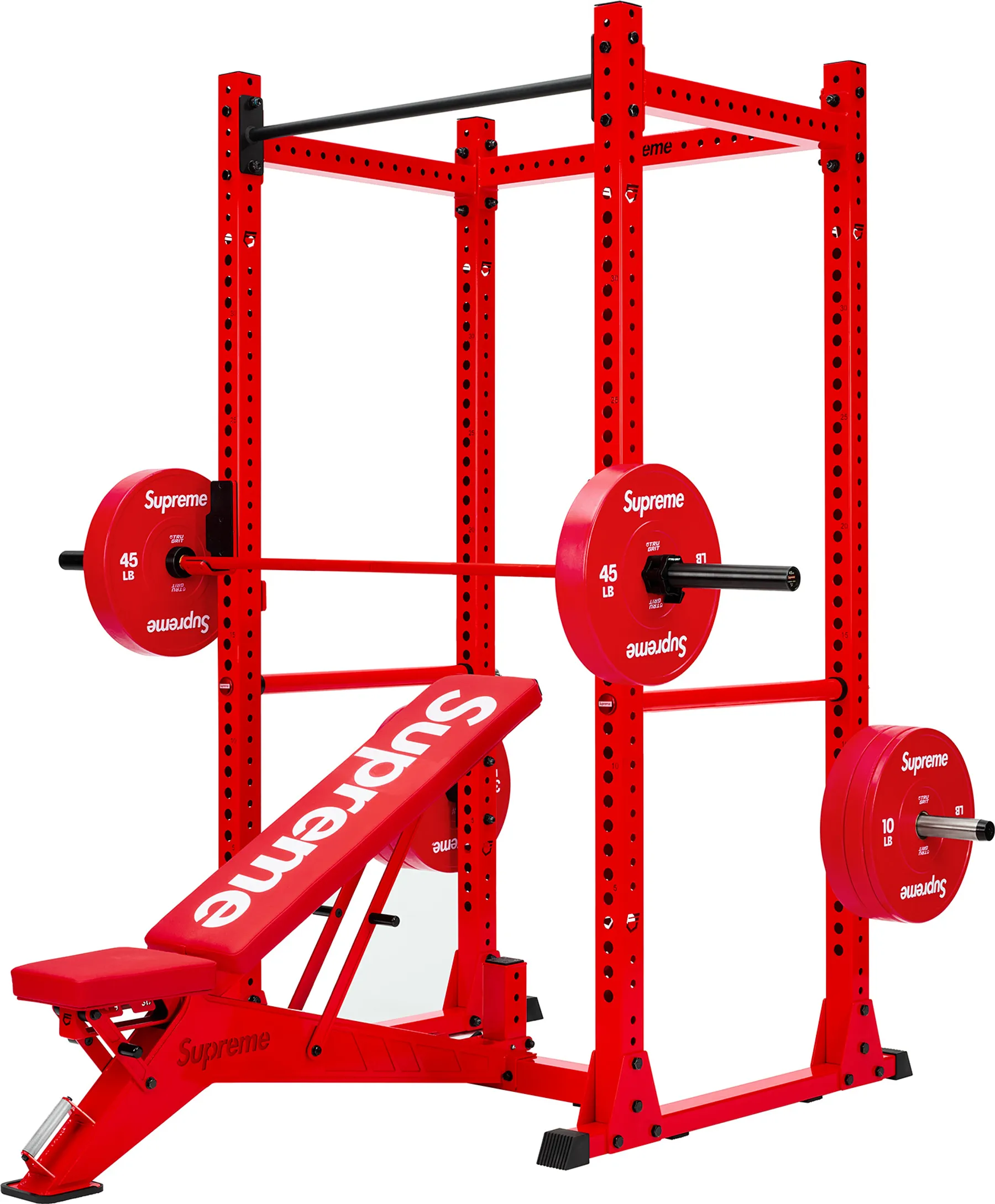 Supreme®/Tru Grit Power Rack Weight Set