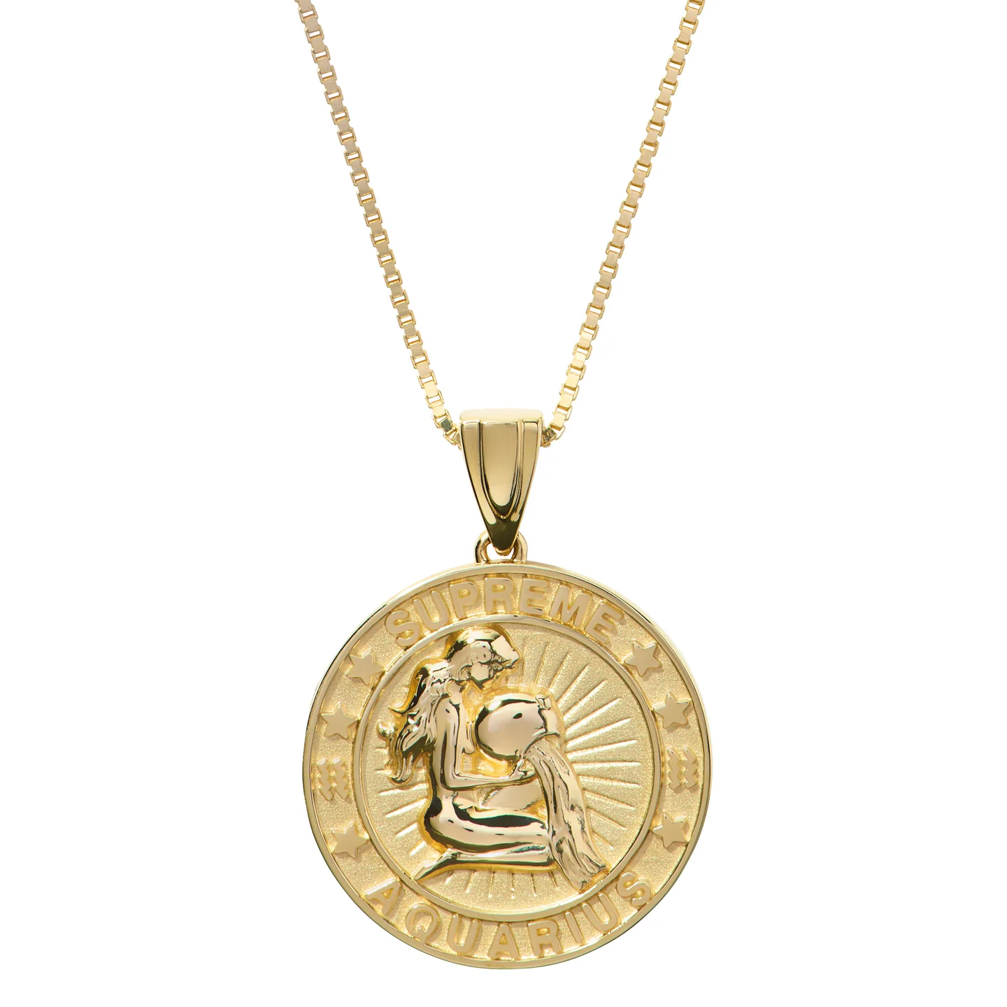 Supreme®/Jacob&Co 14K Gold Zodiac Pendant