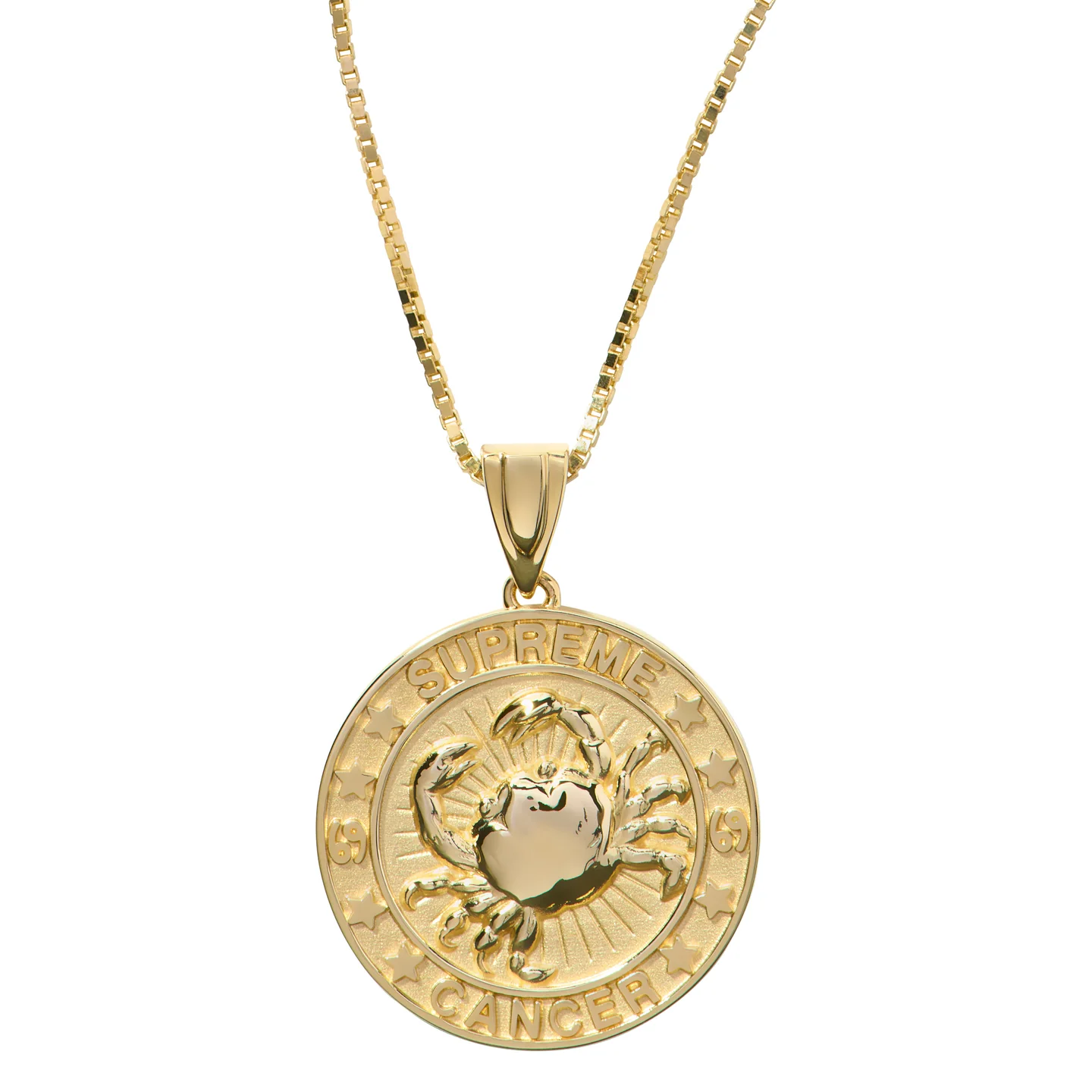 Supreme®/Jacob&Co 14K Gold Zodiac Pendant