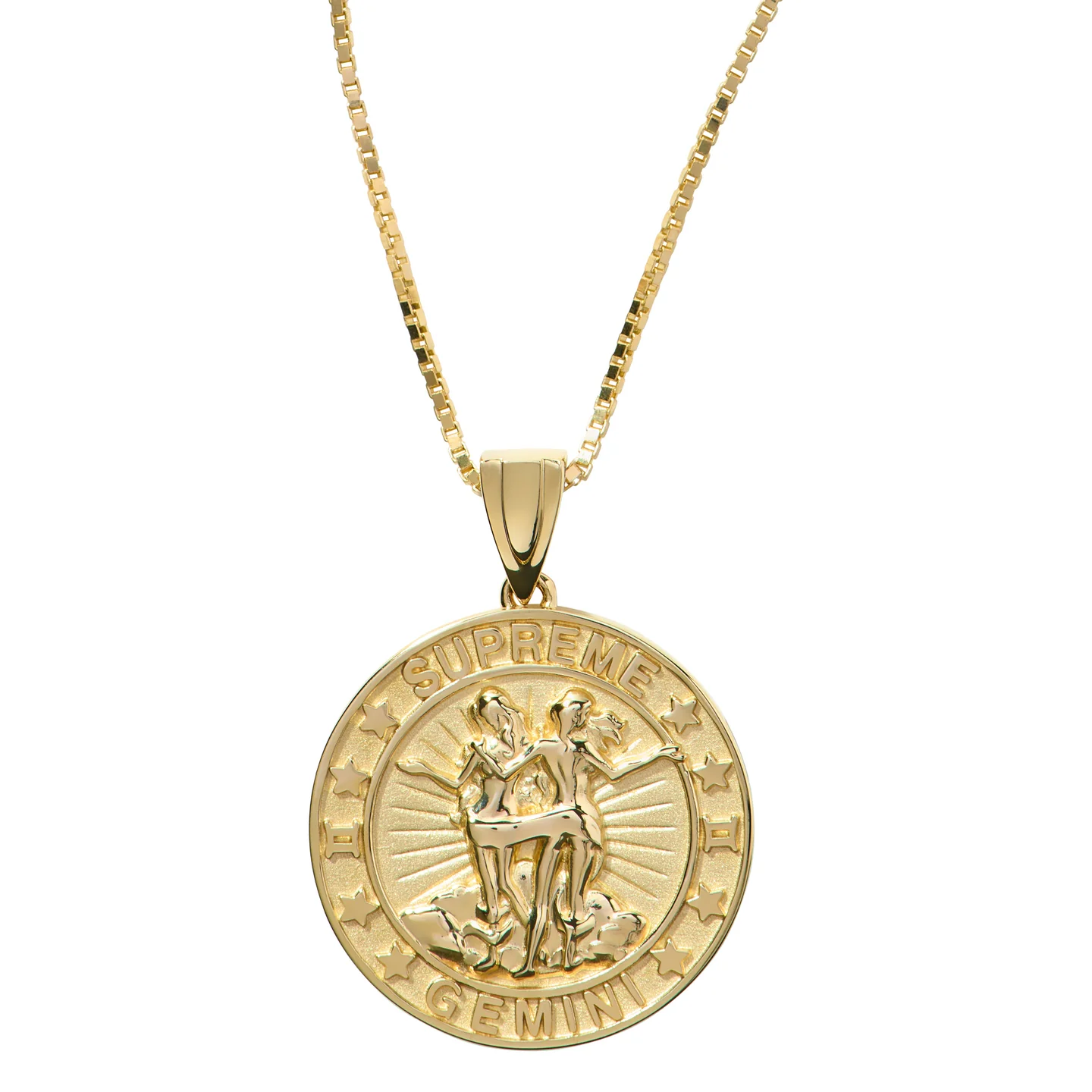 Supreme®/Jacob&Co 14K Gold Zodiac Pendant