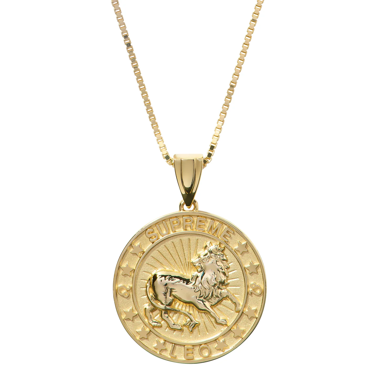 Supreme®/Jacob&Co 14K Gold Zodiac Pendant