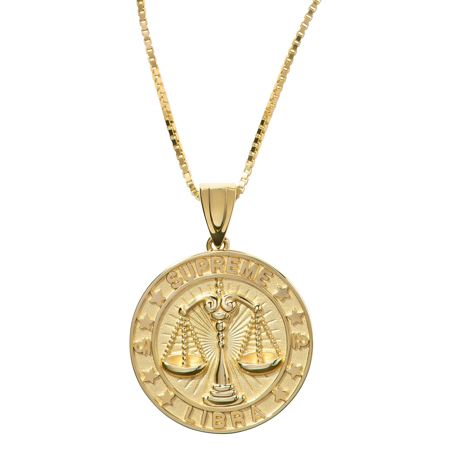 Supreme®/Jacob&Co 14K Gold Zodiac Pendant