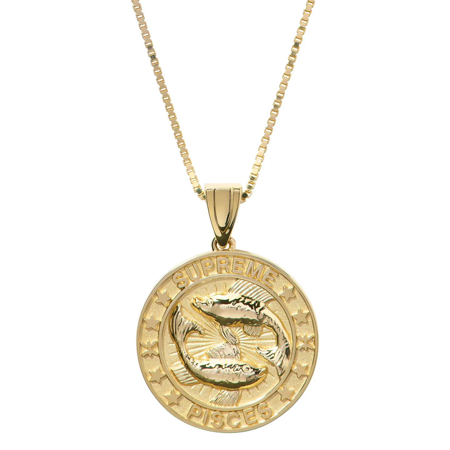 Supreme®/Jacob&Co 14K Gold Zodiac Pendant