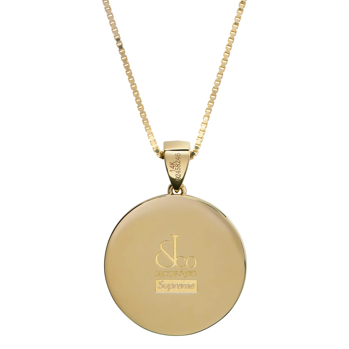 Supreme®/Jacob&Co 14K Gold Zodiac Pendant