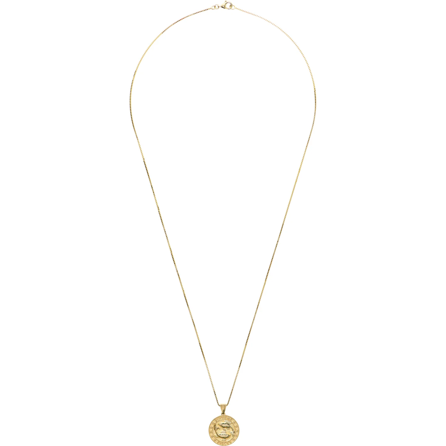 Supreme®/Jacob&Co 14K Gold Zodiac Pendant