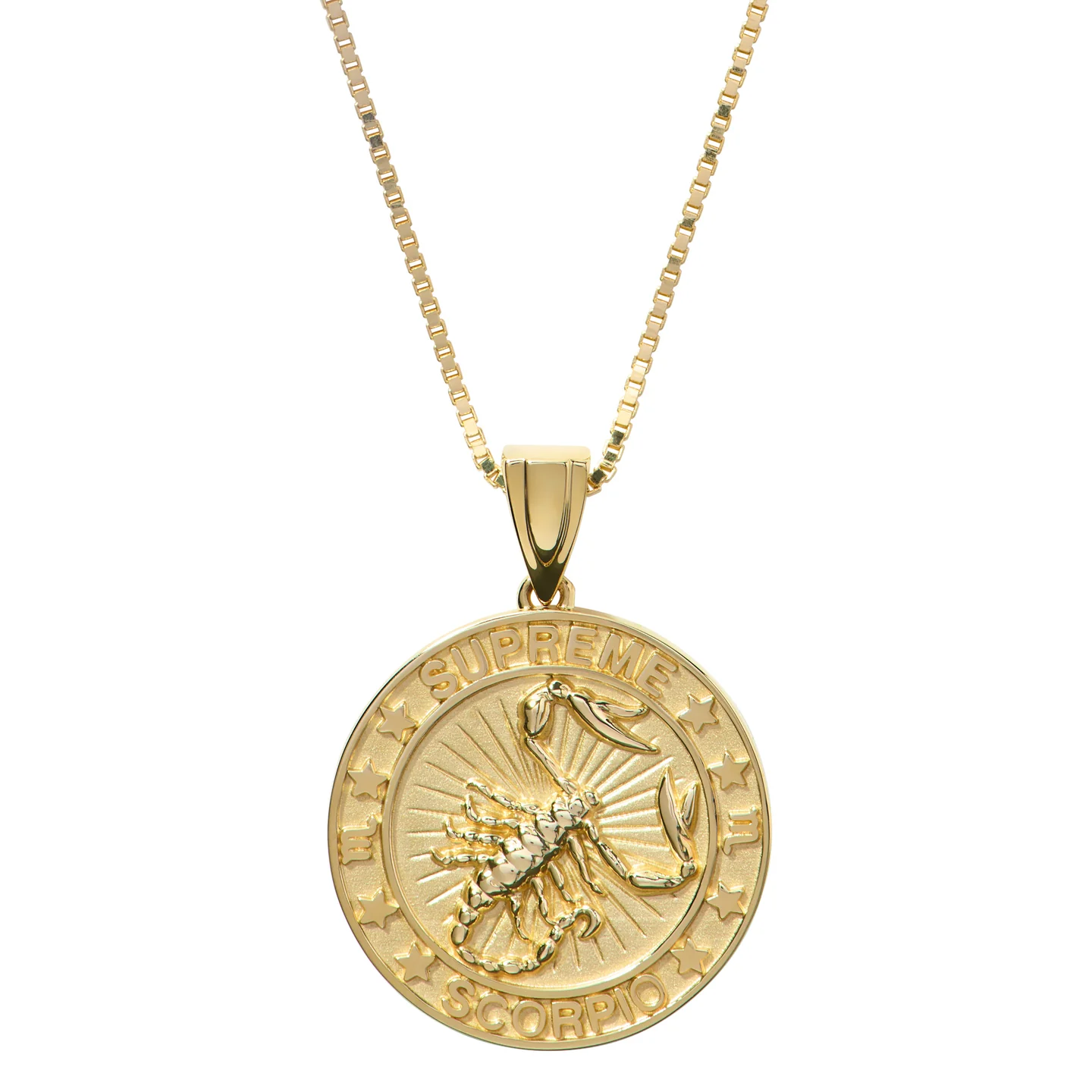 Supreme®/Jacob&Co 14K Gold Zodiac Pendant