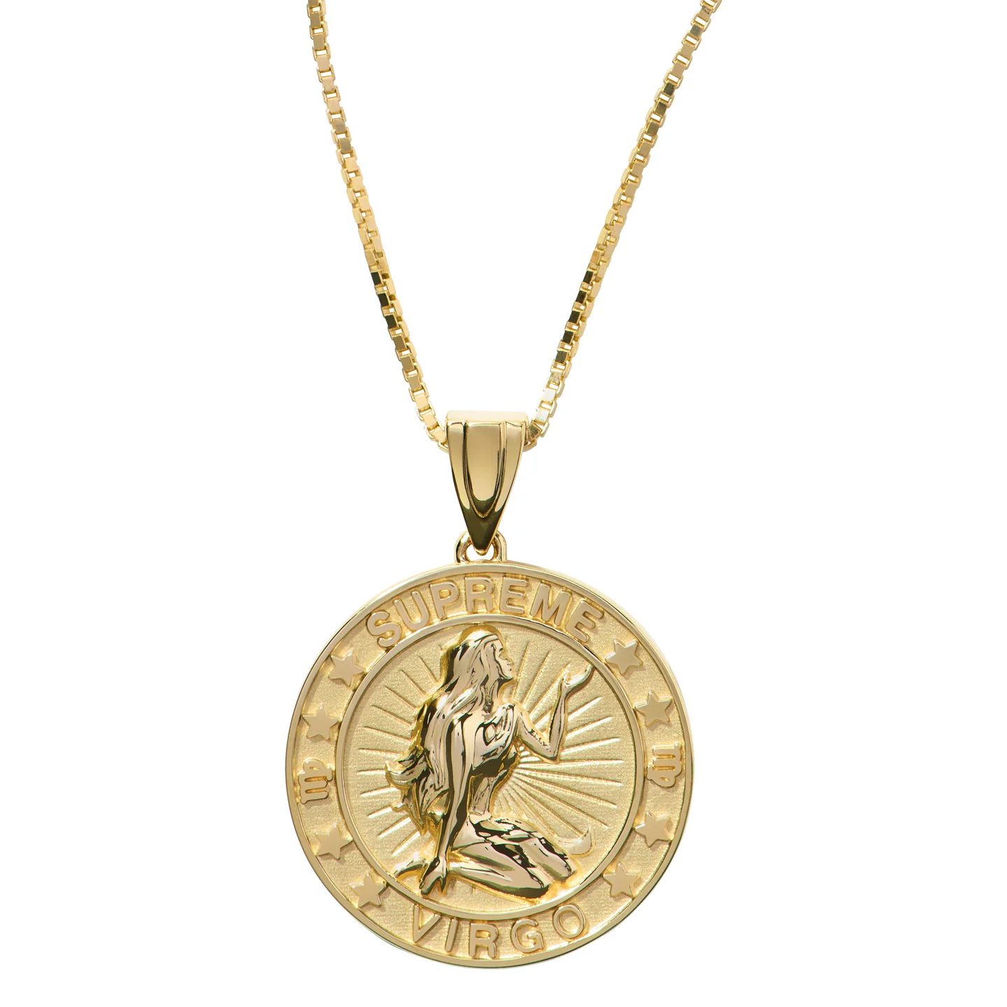 Supreme®/Jacob&Co 14K Gold Zodiac Pendant