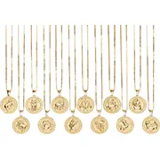 Supreme®/Jacob&Co 14K Gold Zodiac Pendant