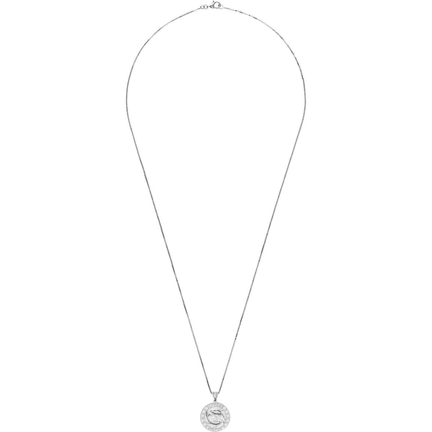 Supreme®/Jacob&Co Sterling Silver Zodiac Pendant