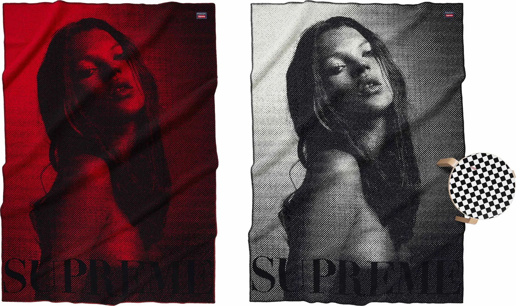 Supreme®/Faribault Woolen Mill Kate Moss Throw Blanket