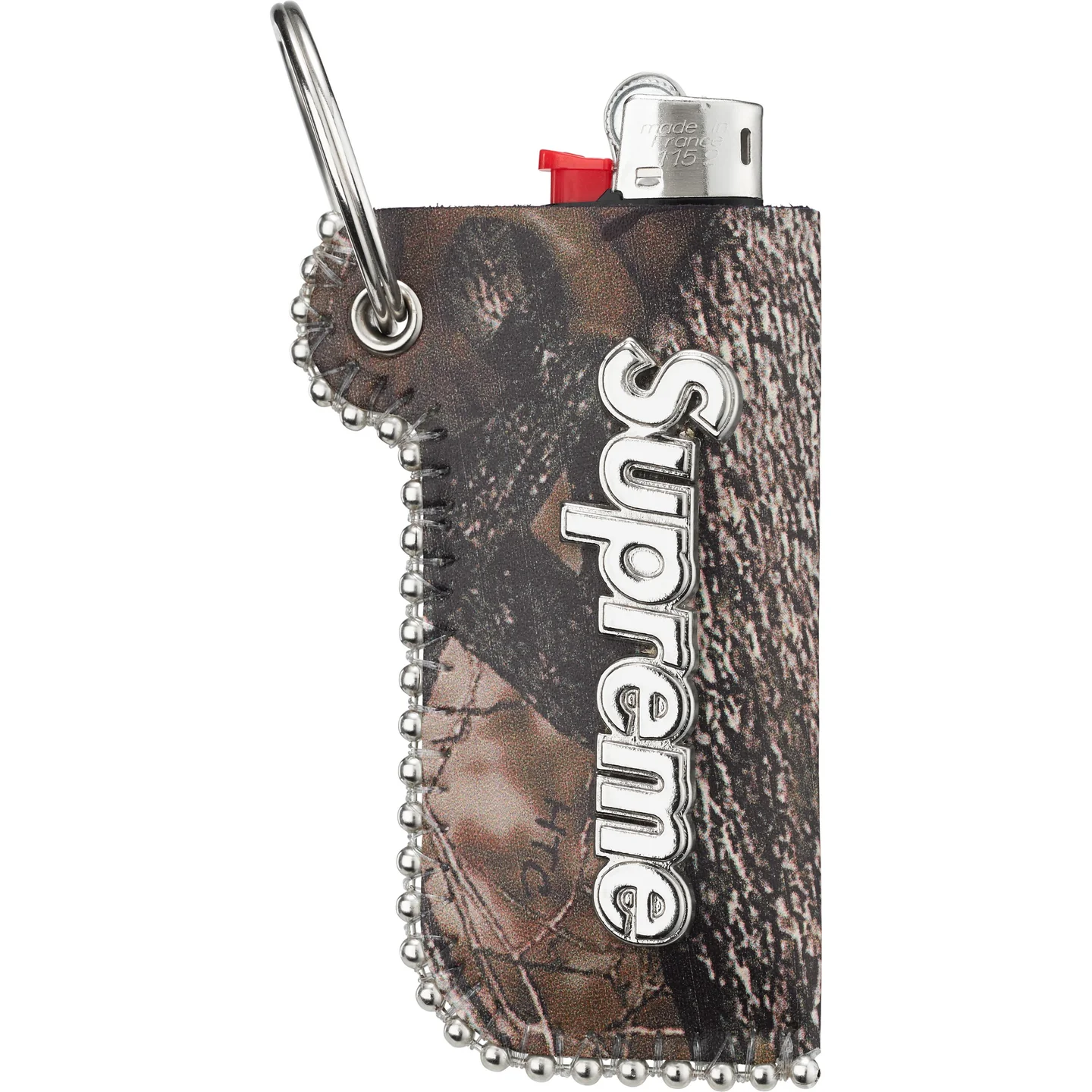 Supreme®/b.b. Simon Leather Lighter Case Keychain | Supreme 24fw