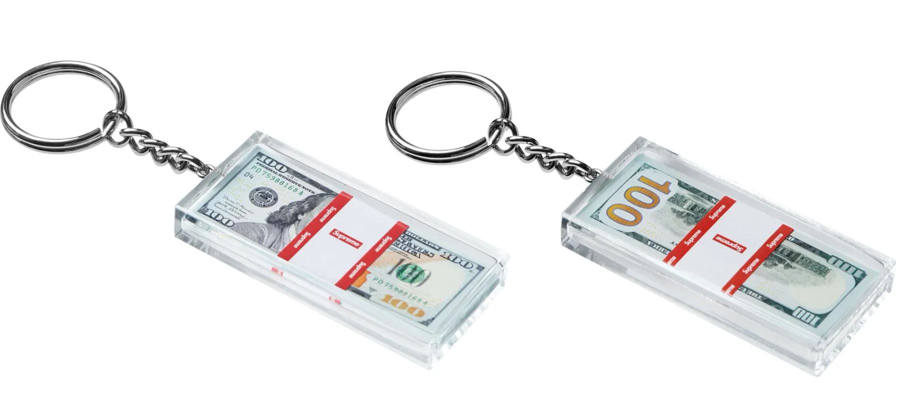 Supreme Cash Paperweight Keychain