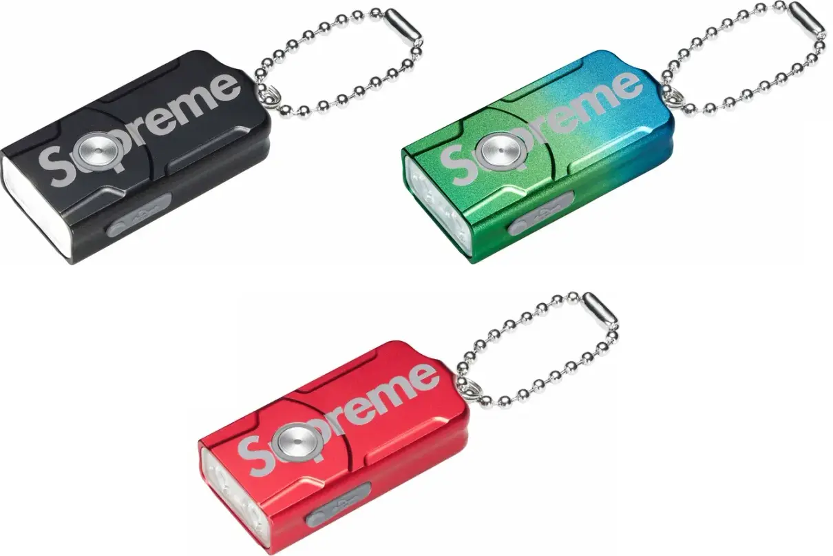 Supreme®/Fenix E03R Flashlight Keychain