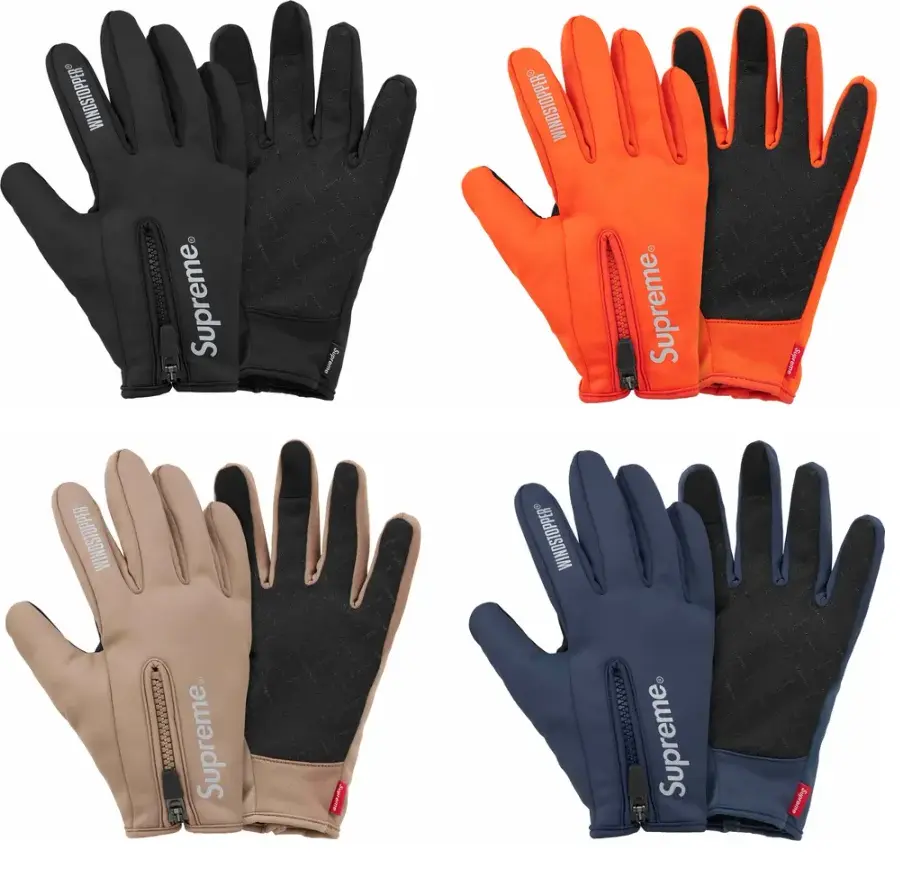 Supreme WINDSTOPPER® Zip Gloves