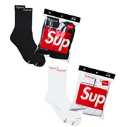 Supreme®/Hanes® Crew Socks (4 Pack)