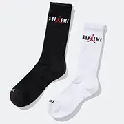 Supreme®/Jordan® Crew Socks (2 Pack)