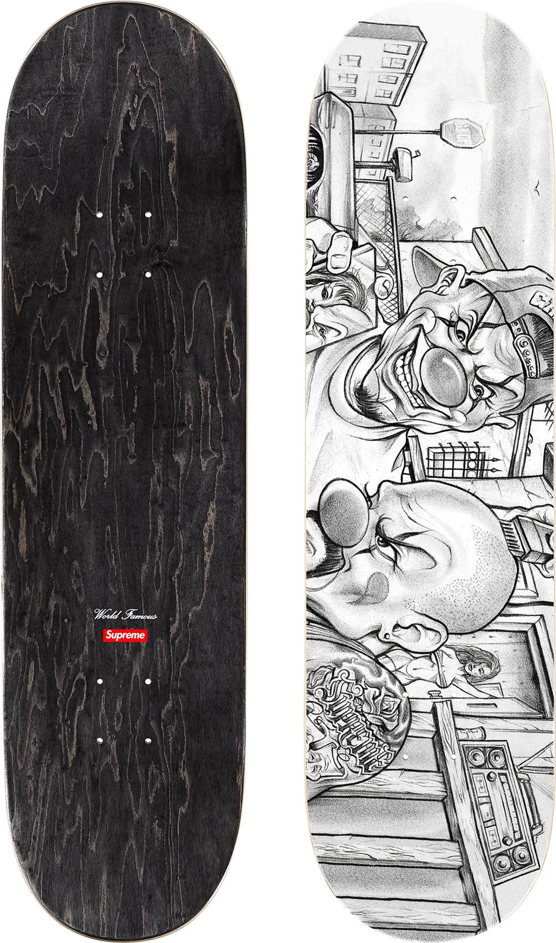 Supreme Mister Cartoon Skateboard