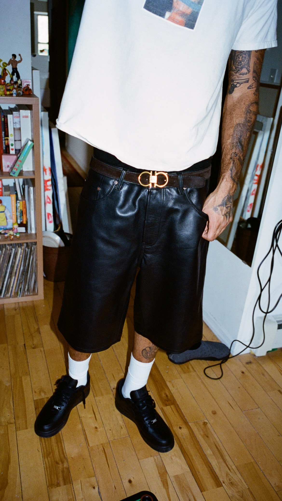 Supreme Baggy Leather Short