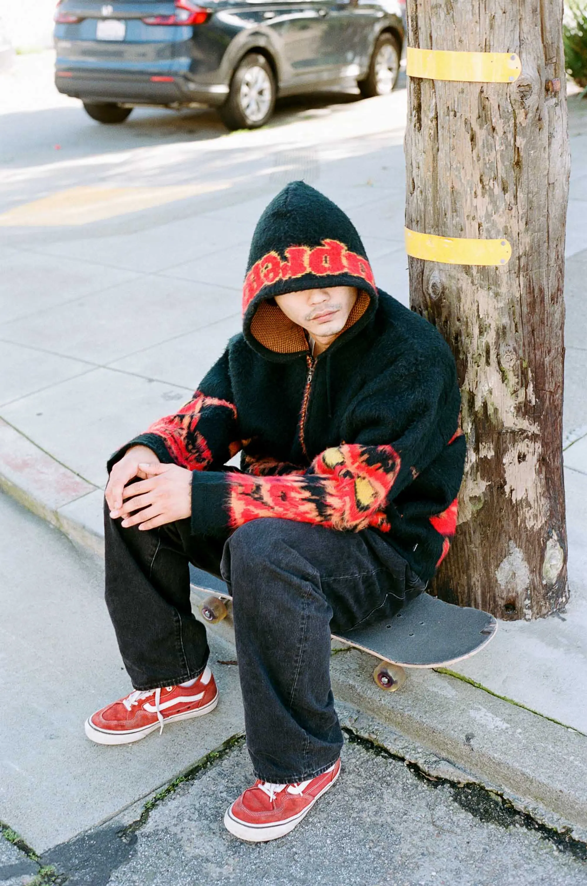 Supreme Supreme/Toy Machine Zip Up Hooded Sweater