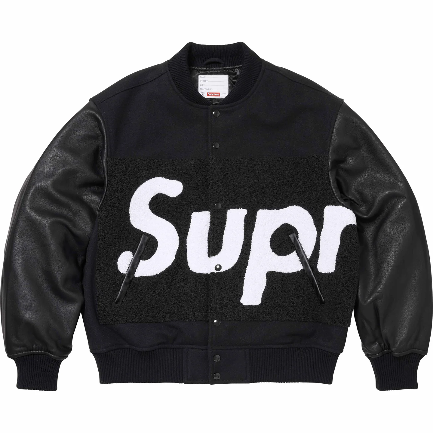 Supreme Big Logo Chenille Varsity Jacket