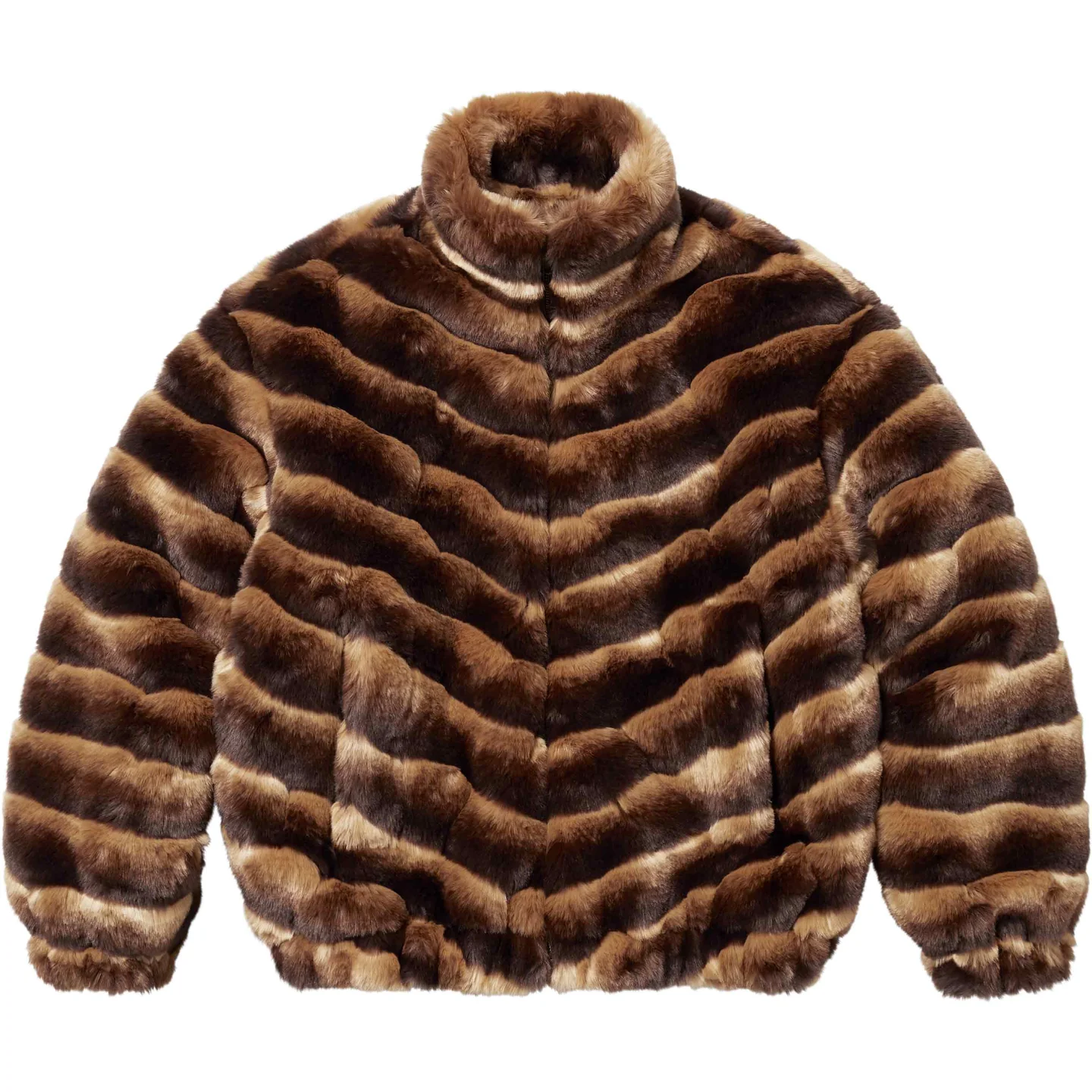 格安国産supreme フェイクファージャケット　fauxfurjacket ブルゾン