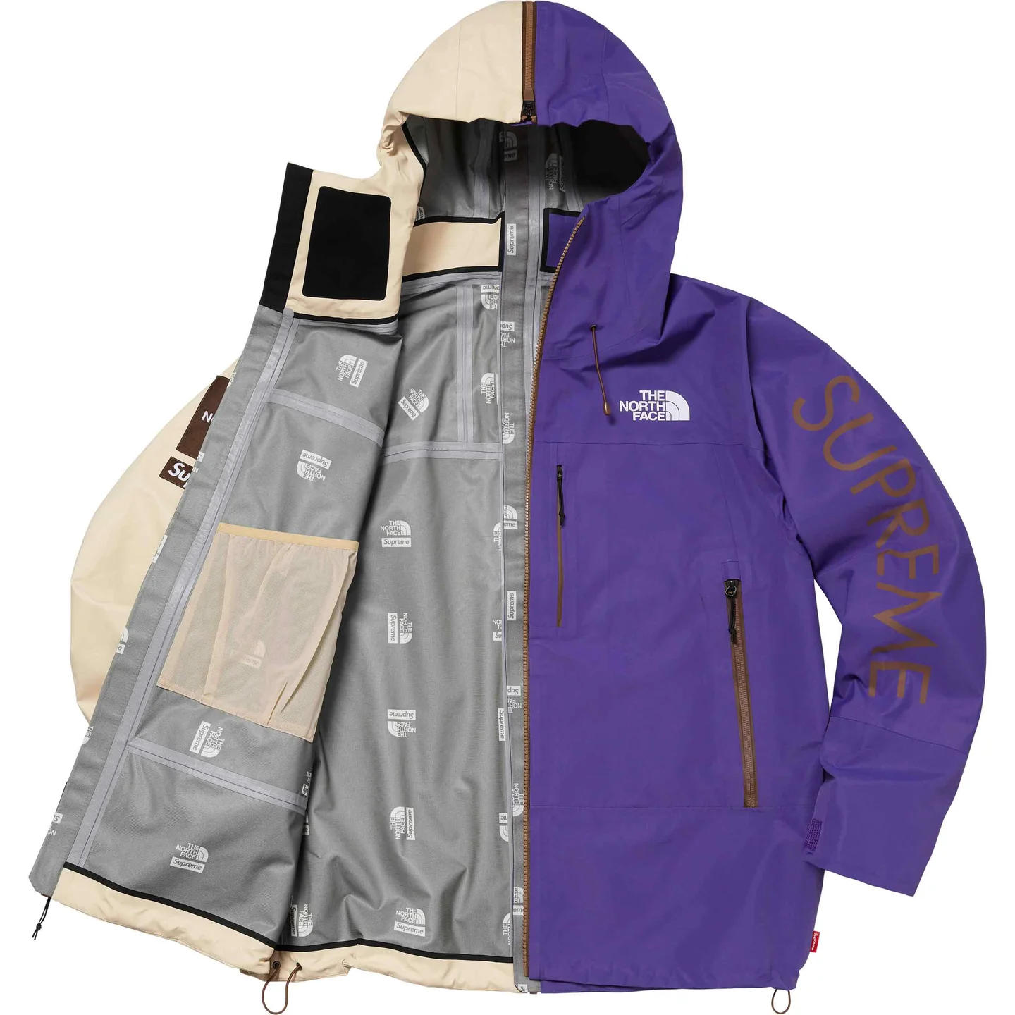 Supreme®/The North Face® Split Taped Seam Shell Jacket | Supreme 24ss