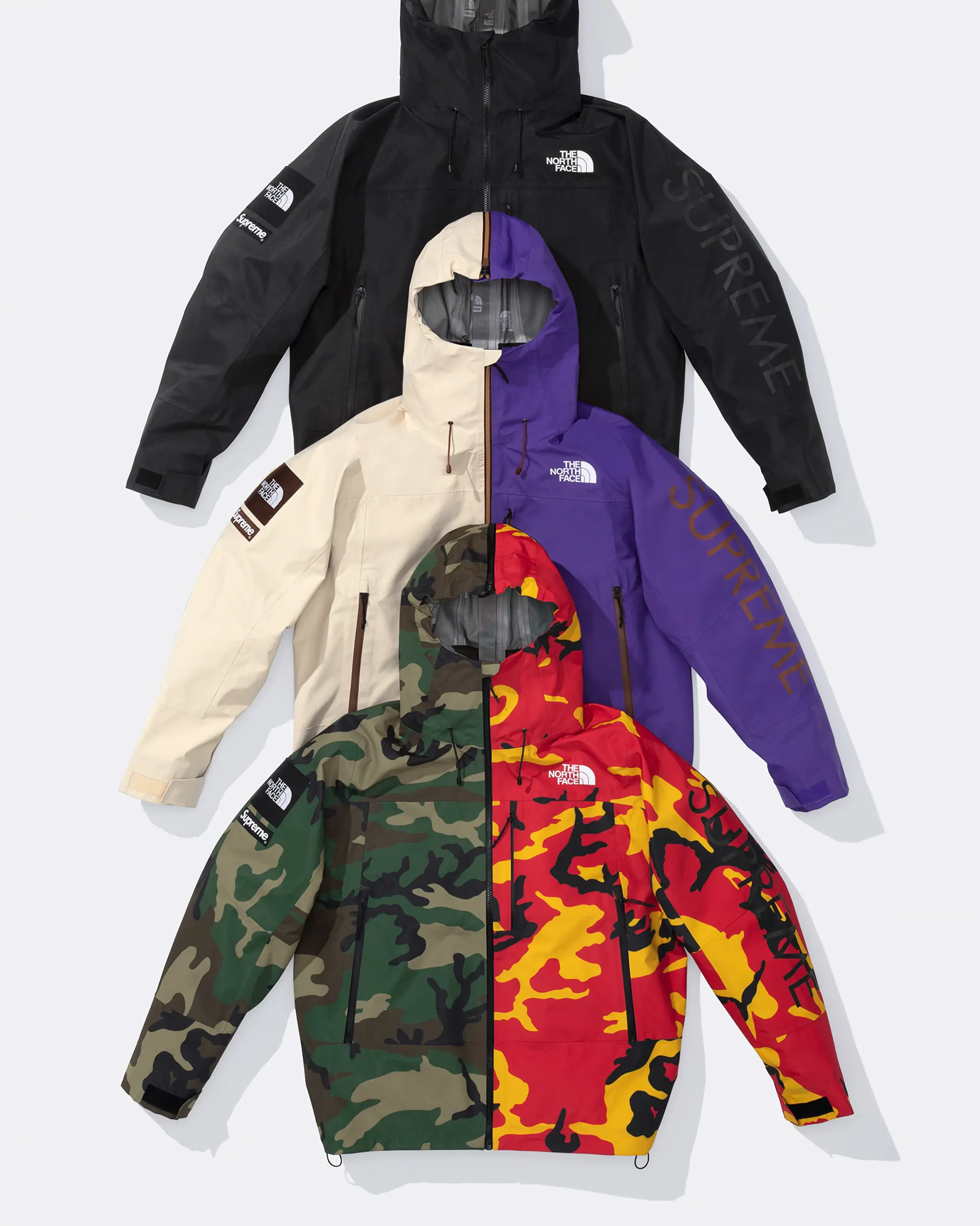 即発送 24SS Supreme TNF Split Nuptse Jacketジャケット・アウター