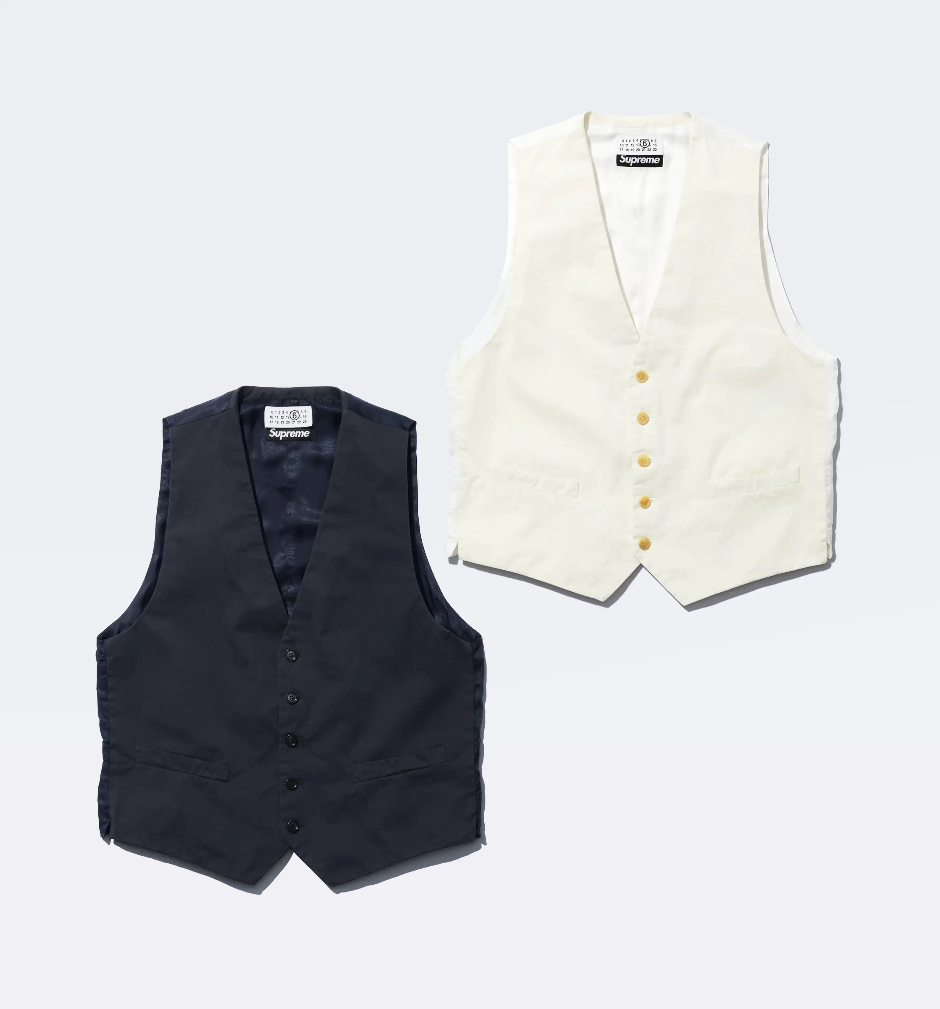 Supreme®/MM6 Maison Margiela Washed Cotton Suit Vest | Supreme 24ss