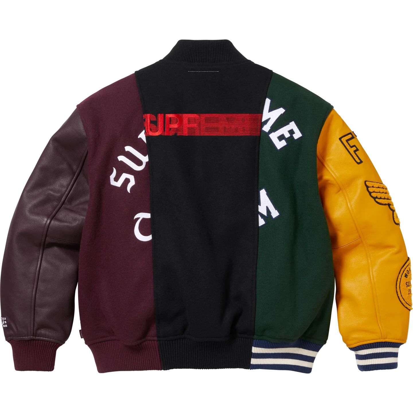 Supreme®/MM6 Maison Margiela Split Varsity Jacket