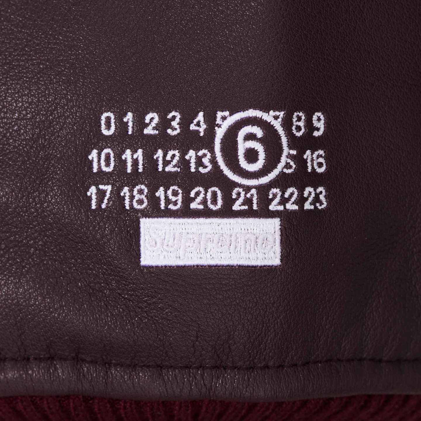 Supreme®/MM6 Maison Margiela Split Varsity Jacket