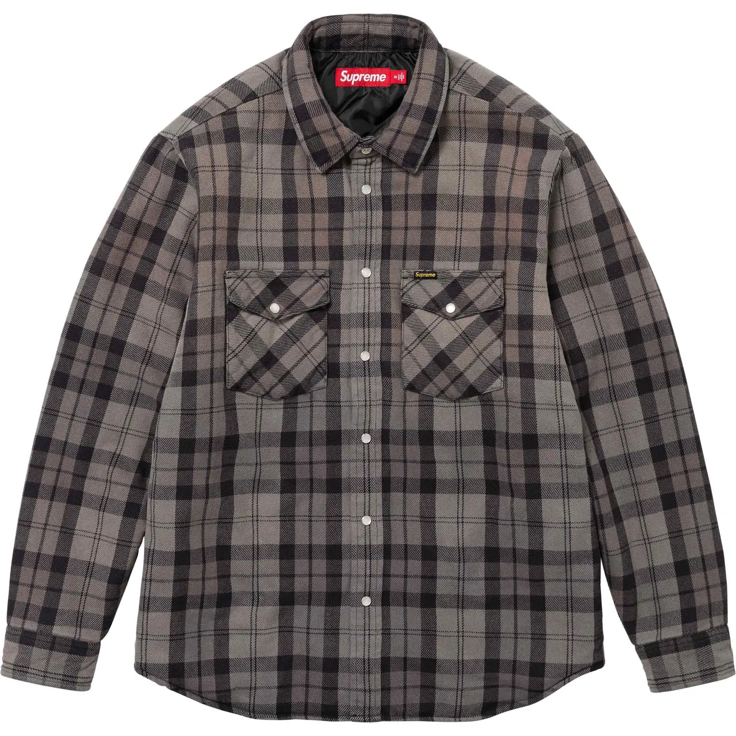 Supreme Quilted Flannel Snap Shirt