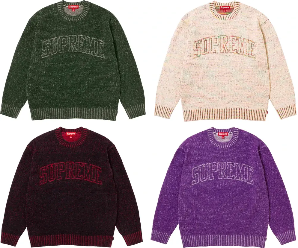 Contrast Arc Sweater | Supreme 24ss