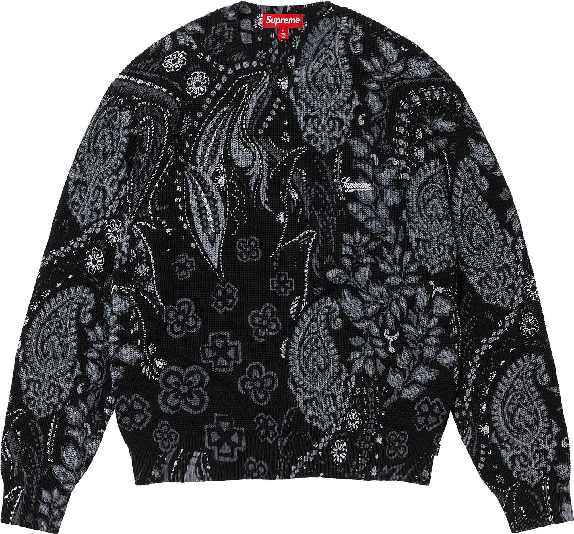 Supreme Printed Paisley Sweater