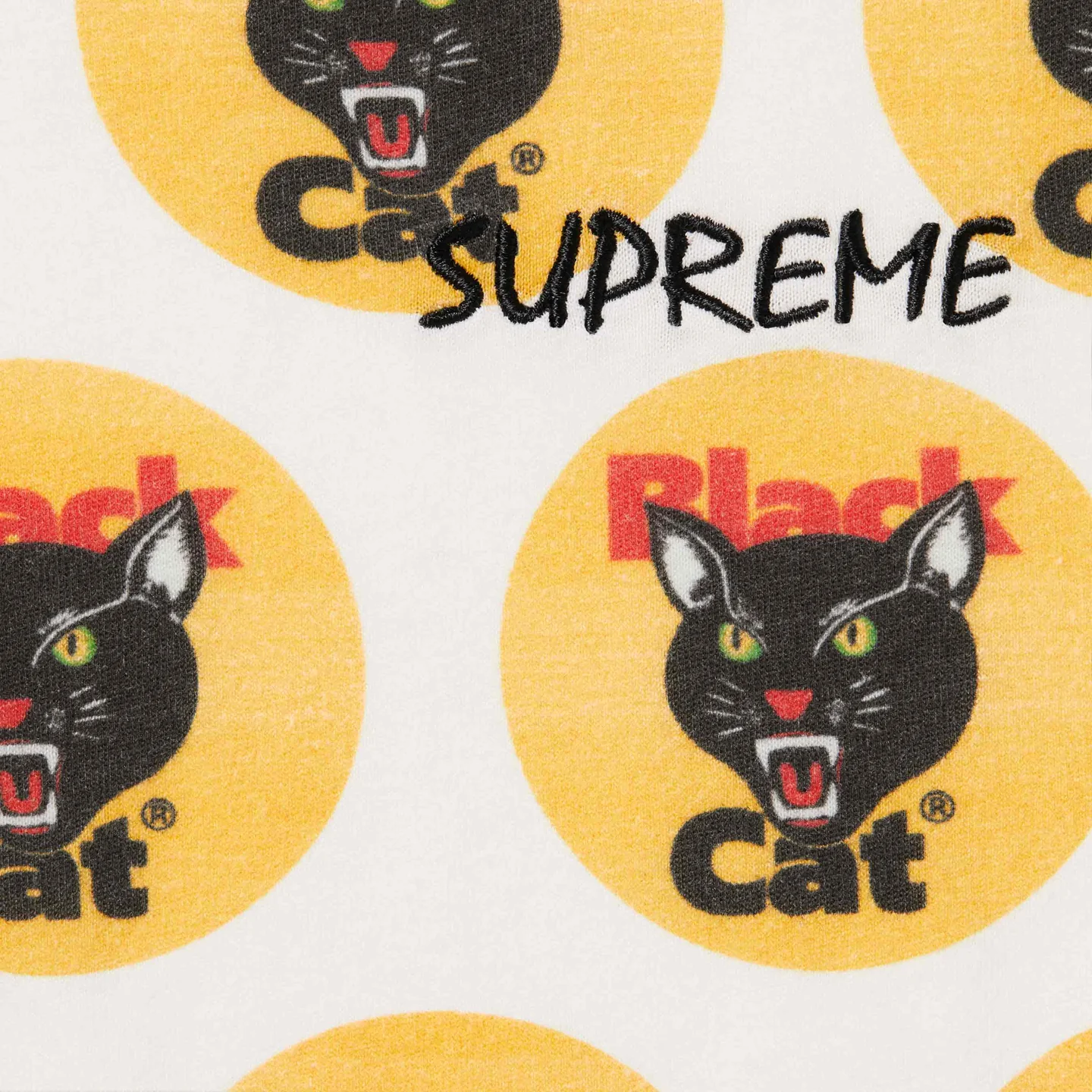 Supreme Black Cat S/S Top